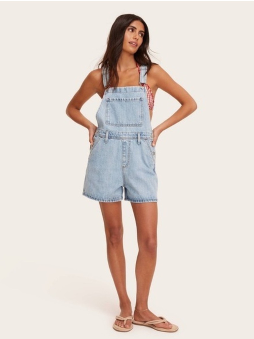 Parke x Target Denim Short Overalls